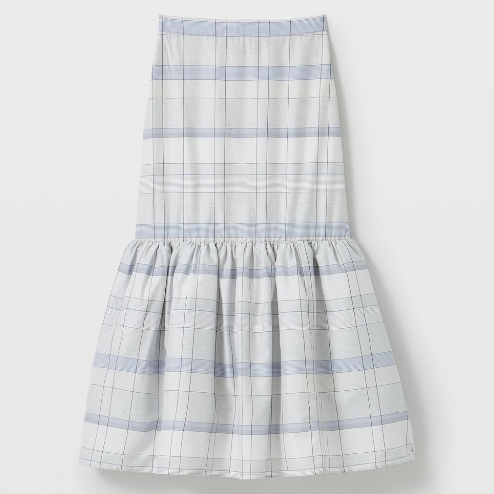Novelty Plaid Skirt - Brand New - NEVER WORN - Blue Mix - Picture 4 of 4